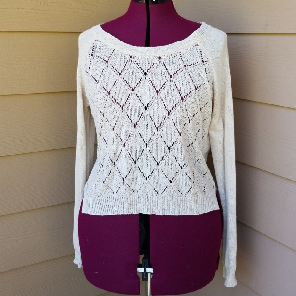 FIFTY STREET cropped knit sweater